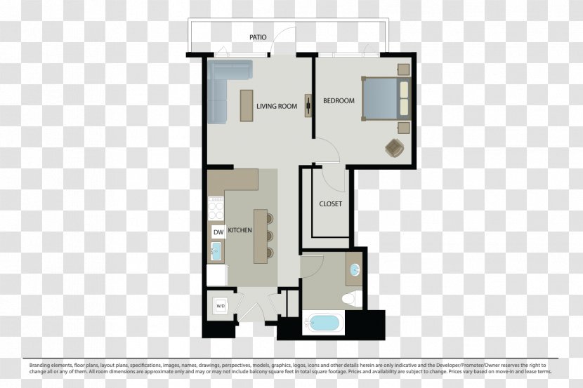 Mosso Floor Plan Apartment - Garbage Disposals Transparent PNG