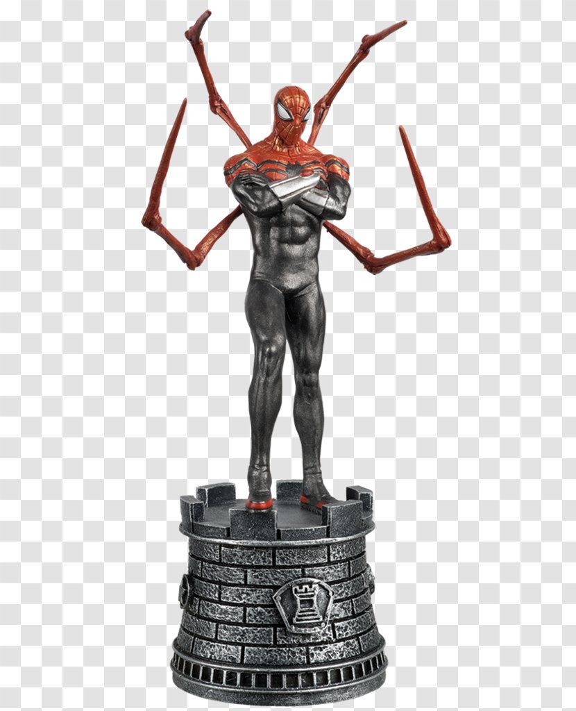 Spider-Man Chess Figurine Carol Danvers Statue - Piece - Spider-man Transparent PNG