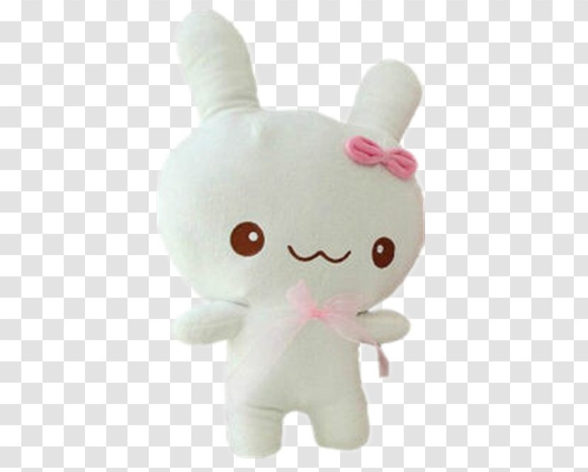 White Rabbit Toy - Material - Bunnies Transparent PNG