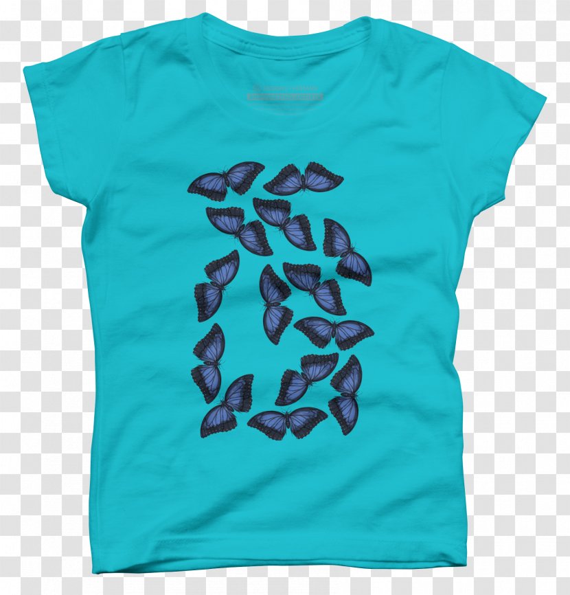 T-shirt Clothing Neckline Sleeve - Flower - Fashion Pattern Transparent PNG