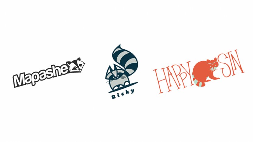 Logo Raccoon Typeface - Designer Transparent PNG