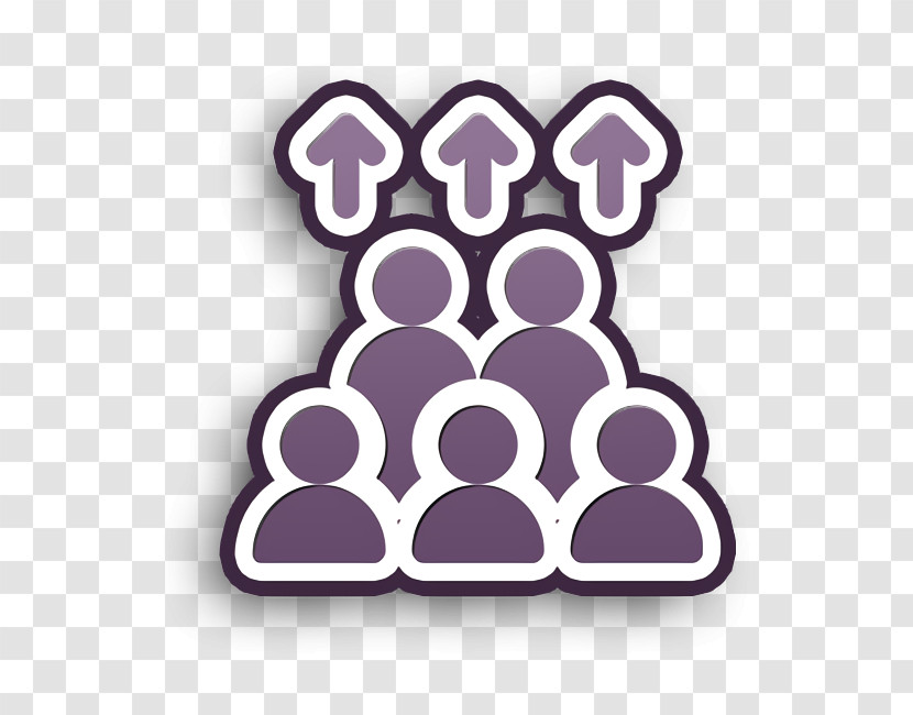 Marketing & Growth Icon Population Icon User Icon Transparent PNG