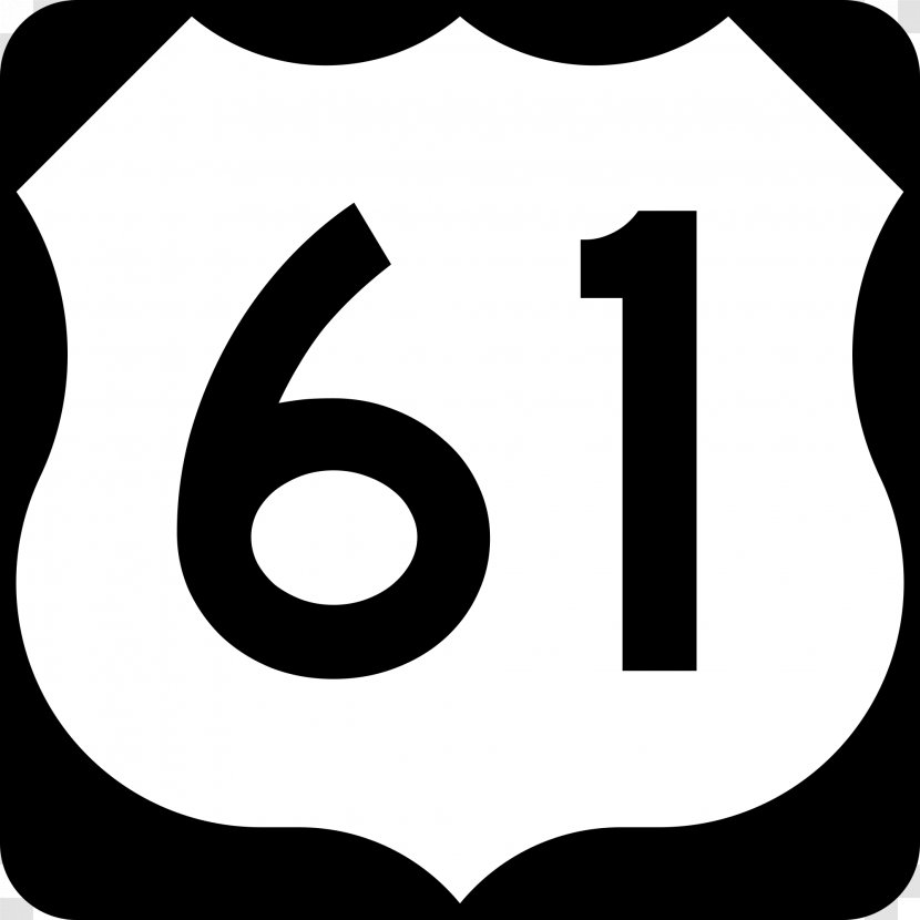 U.S. Route 61 41 Interstate 70 Blue & White Highway - Roadgeek - 6 Transparent PNG