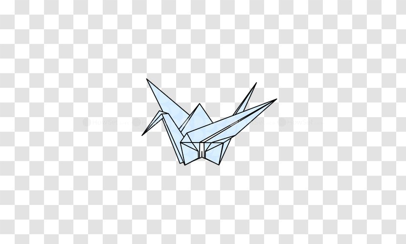 Line Art Triangle - Wing - Origami Crane Transparent PNG