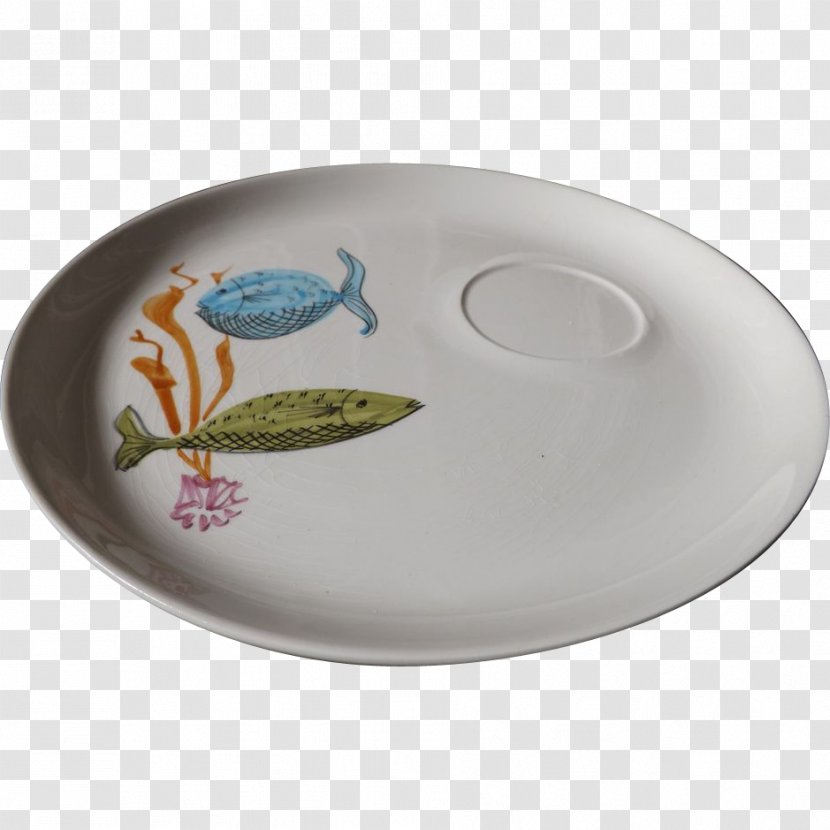Tableware Platter Ceramic Plate - Dishware - Hand-painted Fish Transparent PNG