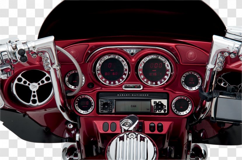 Car Gauge Harley-Davidson Motorcycle Motor Vehicle Speedometers - Rim Transparent PNG