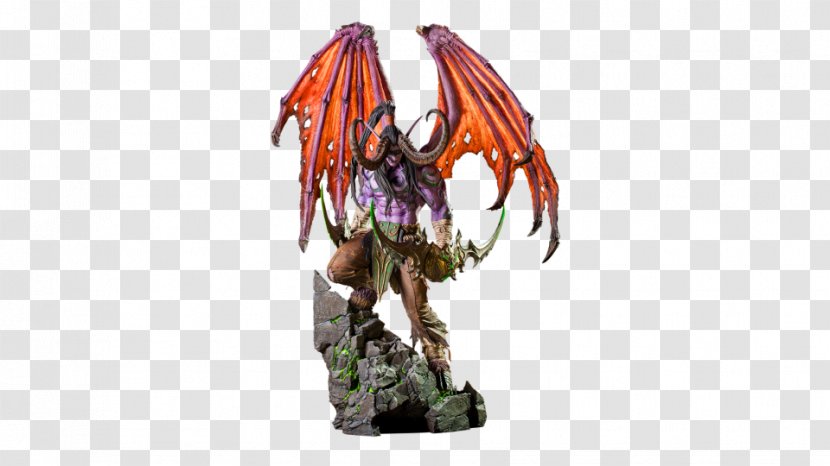World Of Warcraft: Legion Illidan: Warcraft BlizzCon Battle For Azeroth Wrath The Lich King - Statue - Video Game Transparent PNG