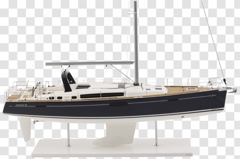 Beneteau Océanis Yacht Recreational Trawler Boat - Watercraft - Model Transparent PNG