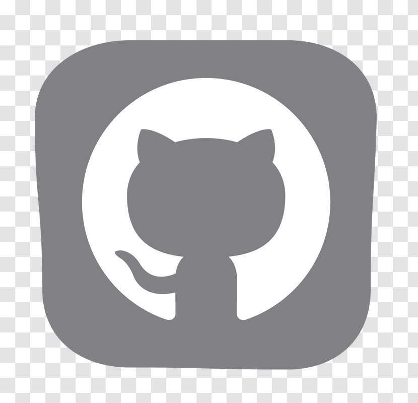 GitHub Distributed Version Control - Silhouette - Github Transparent PNG