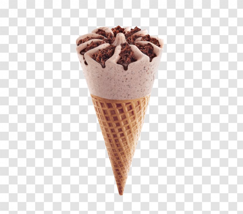 Chocolate Ice Cream Cones Soft Serve Transparent PNG