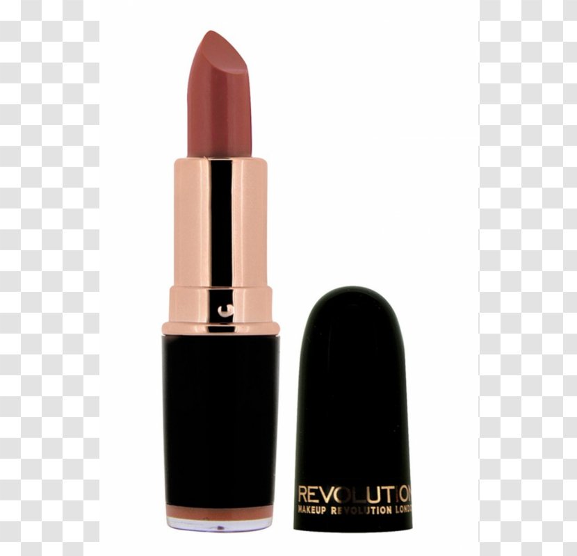 Makeup Revolution Iconic Matte Lipstick Cosmetics Pro Batom 3 - 1 - Product Transparent PNG