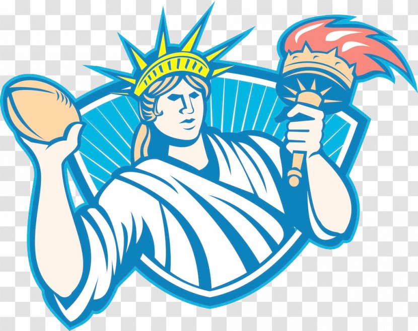 Statue Of Liberty American Football Royalty-free Illustration - Stock Photography Transparent PNG