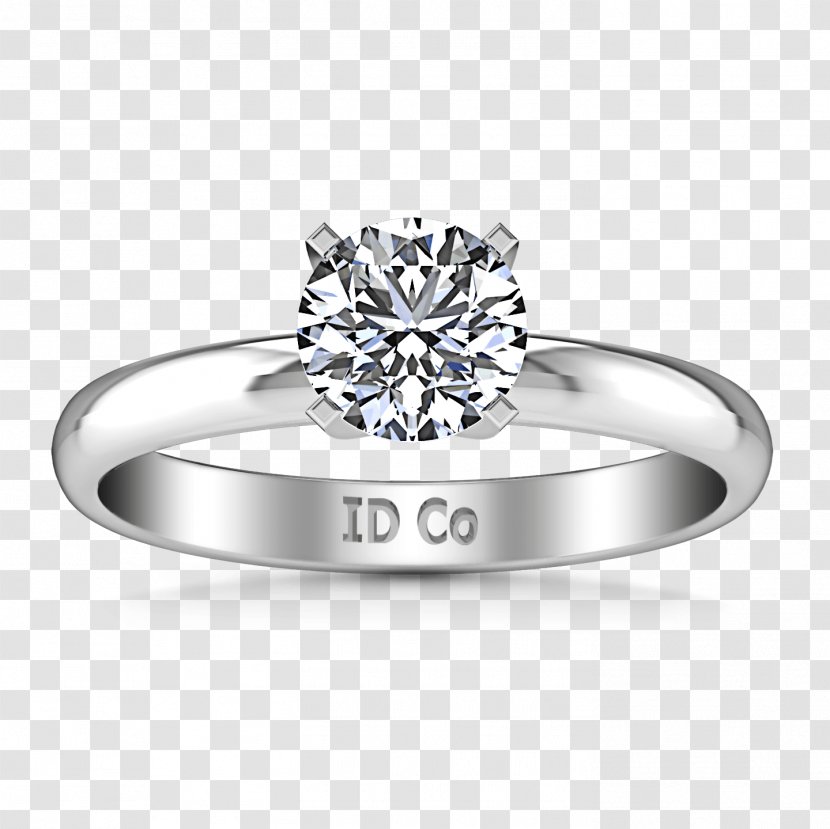 Diamond Cut Engagement Ring Gold - Wedding - Solitaire Transparent PNG
