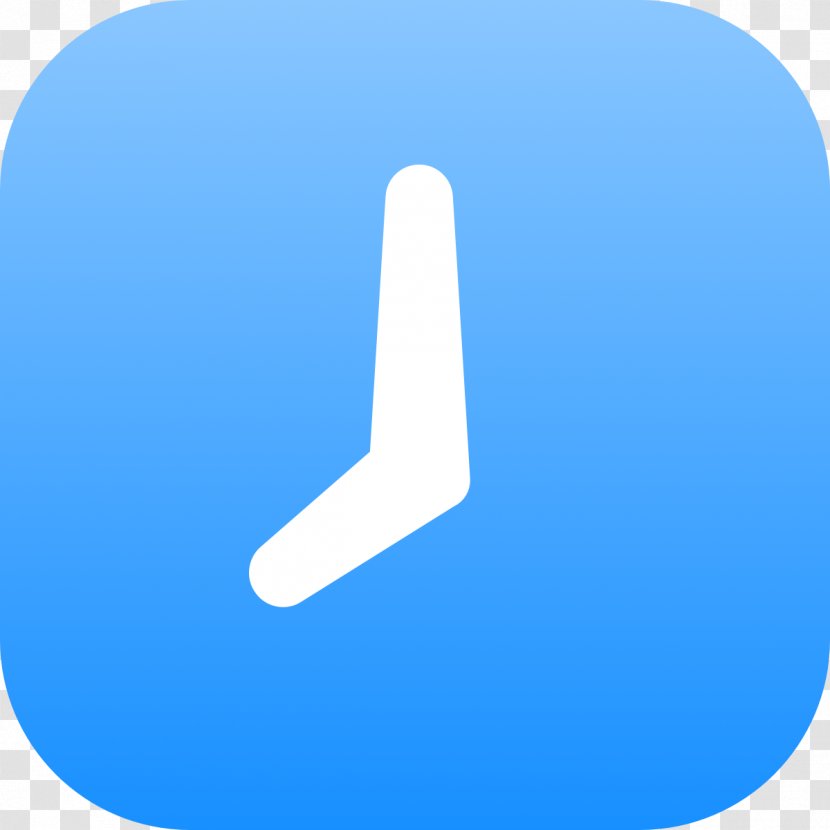 Time Management Computer Software - Blue - Hours Transparent PNG