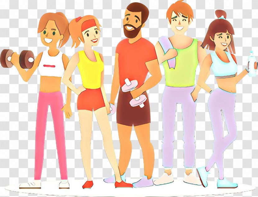 Social Group Cartoon People Youth Animated - Fun - Happy Conversation Transparent PNG