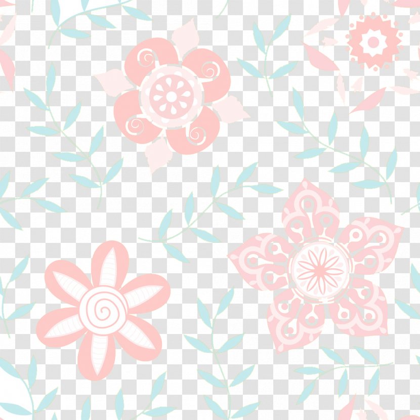 Petal Textile Floral Design Pattern - Pink - Fresh And Beautiful Background Transparent PNG