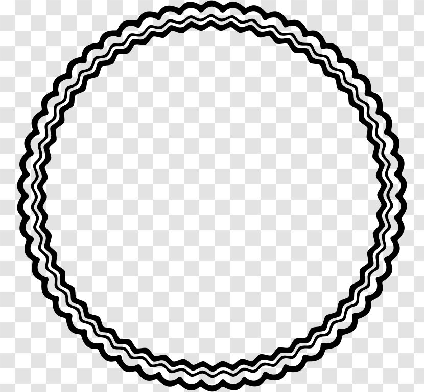 Borders And Frames Clip Art - Chain - Round Border Transparent PNG