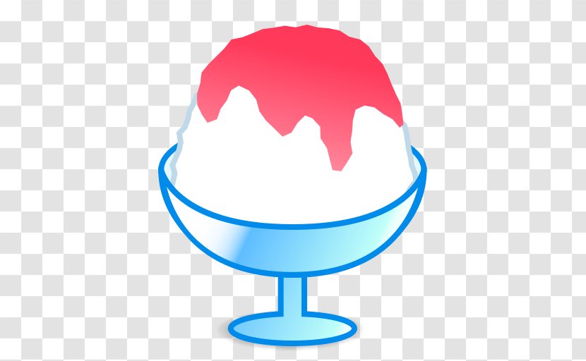 Snow Cone Shaved Ice Shave Emoji Sticker - Vector Transparent PNG