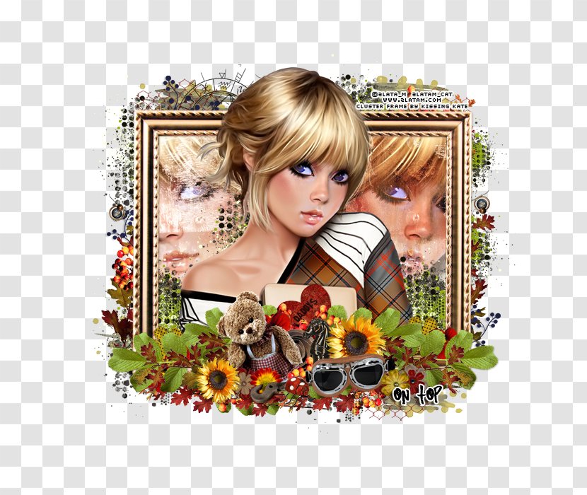 Floral Design Cut Flowers Hair Coloring Picture Frames Transparent PNG