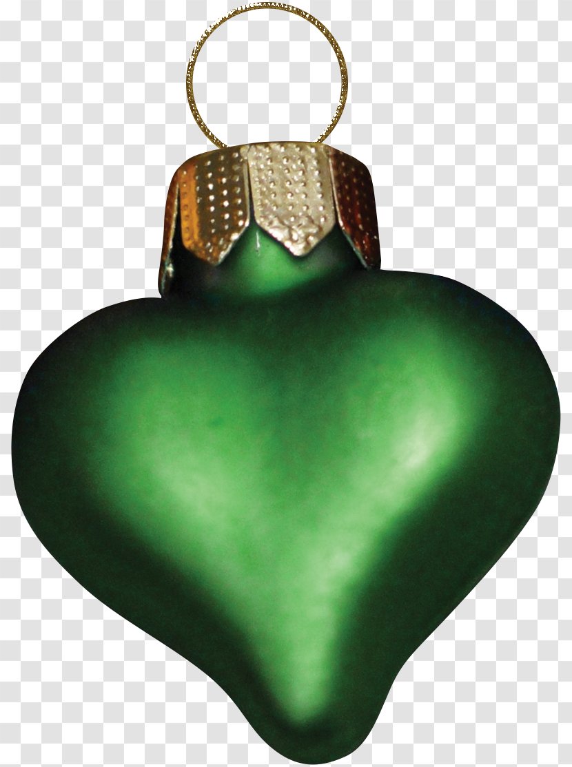 Green - Emerald Heart Transparent PNG