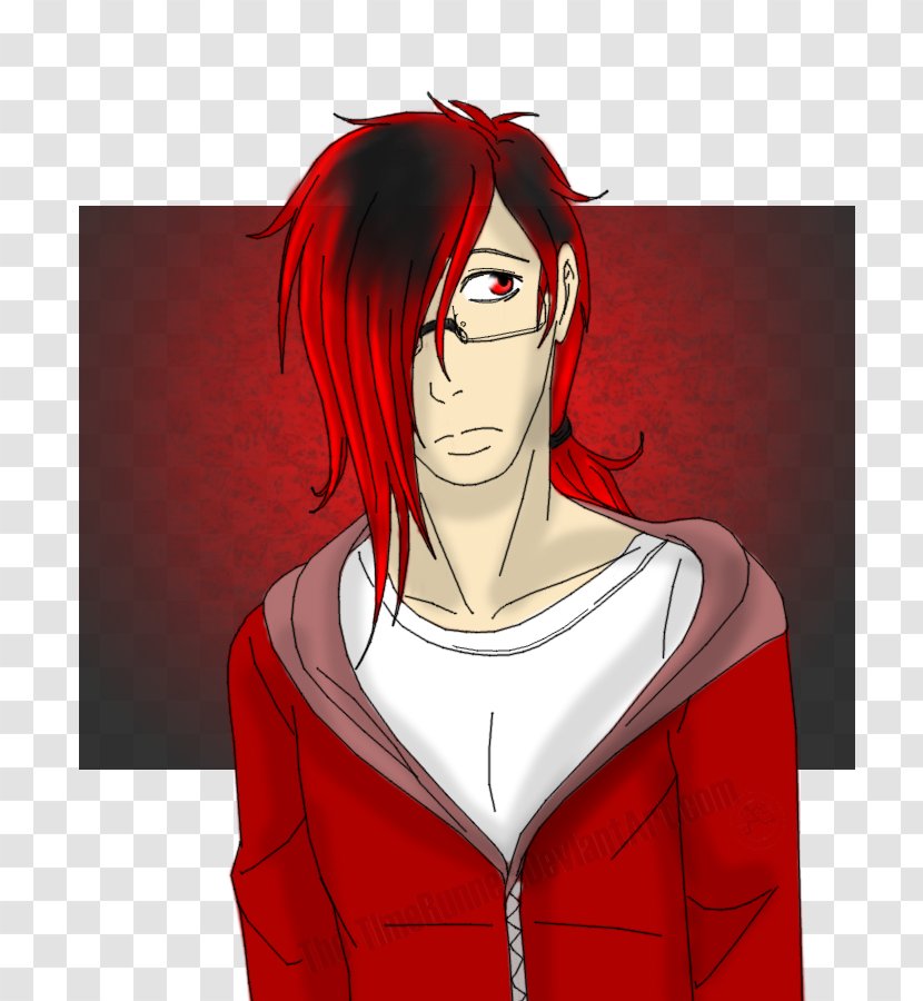 Red Hair Black Coloring Brown - Cartoon - Time Concept Transparent PNG