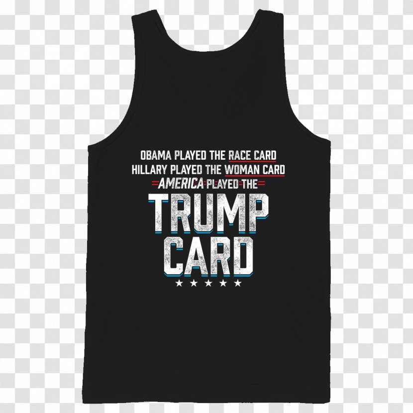 T-shirt Hoodie Clothing Sleeve - Political Tshirt - Trump Card Transparent PNG