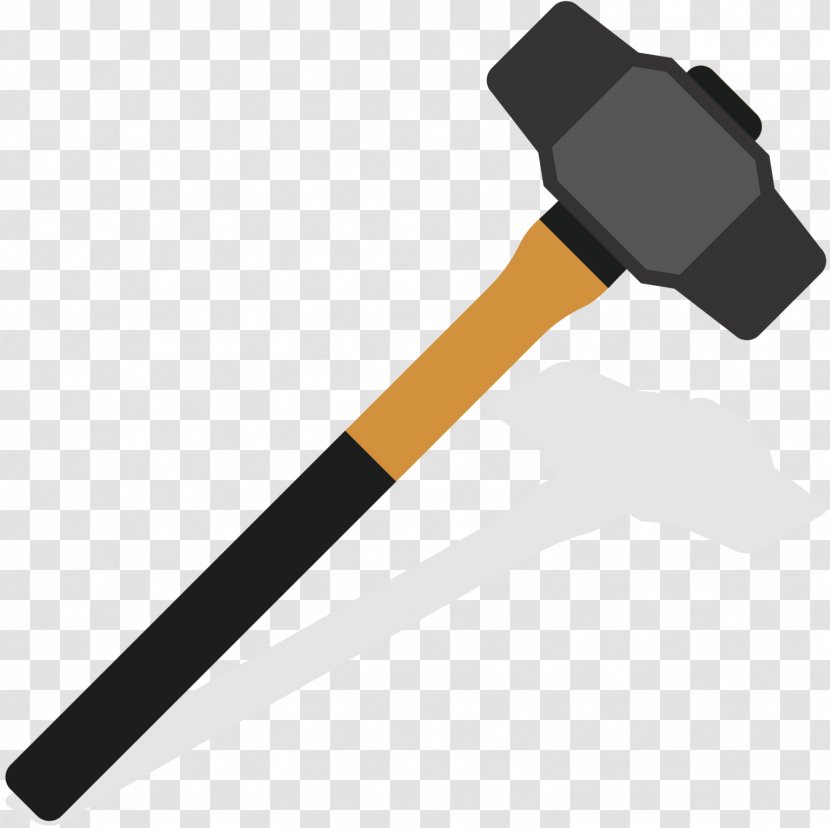 Hammer Splitting Maul Clip Art Product Design Line - Sledgehammer - Stonemasons Transparent PNG