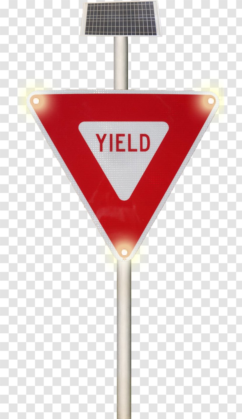 Yield Sign Stop Intersection Road K&K Systems, Inc - Kk Systems - Pole Transparent PNG