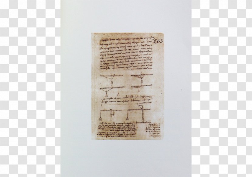 Codex Arundel Paper British Library Painting Anatomy - Hydraulics - Leonardo Davinci Transparent PNG