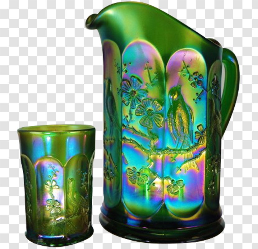 Carnival Glass Mug Pitcher Wine - Drinkware Transparent PNG