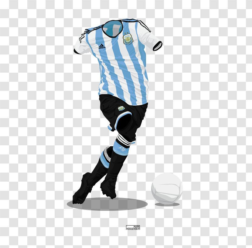 Team Sport 2014 FIFA World Cup Final Argentina National Football - Blue - Background Transparent PNG