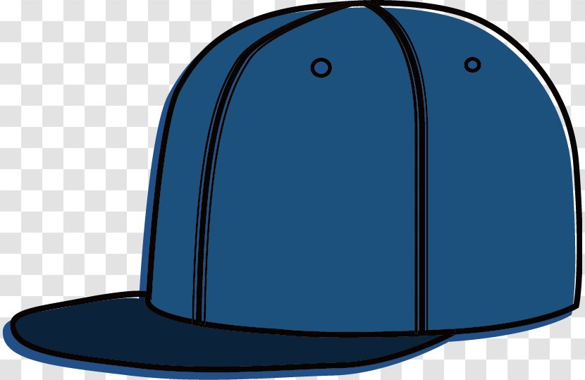 Baseball Cap Cobalt Blue Font - Men's Material Transparent PNG