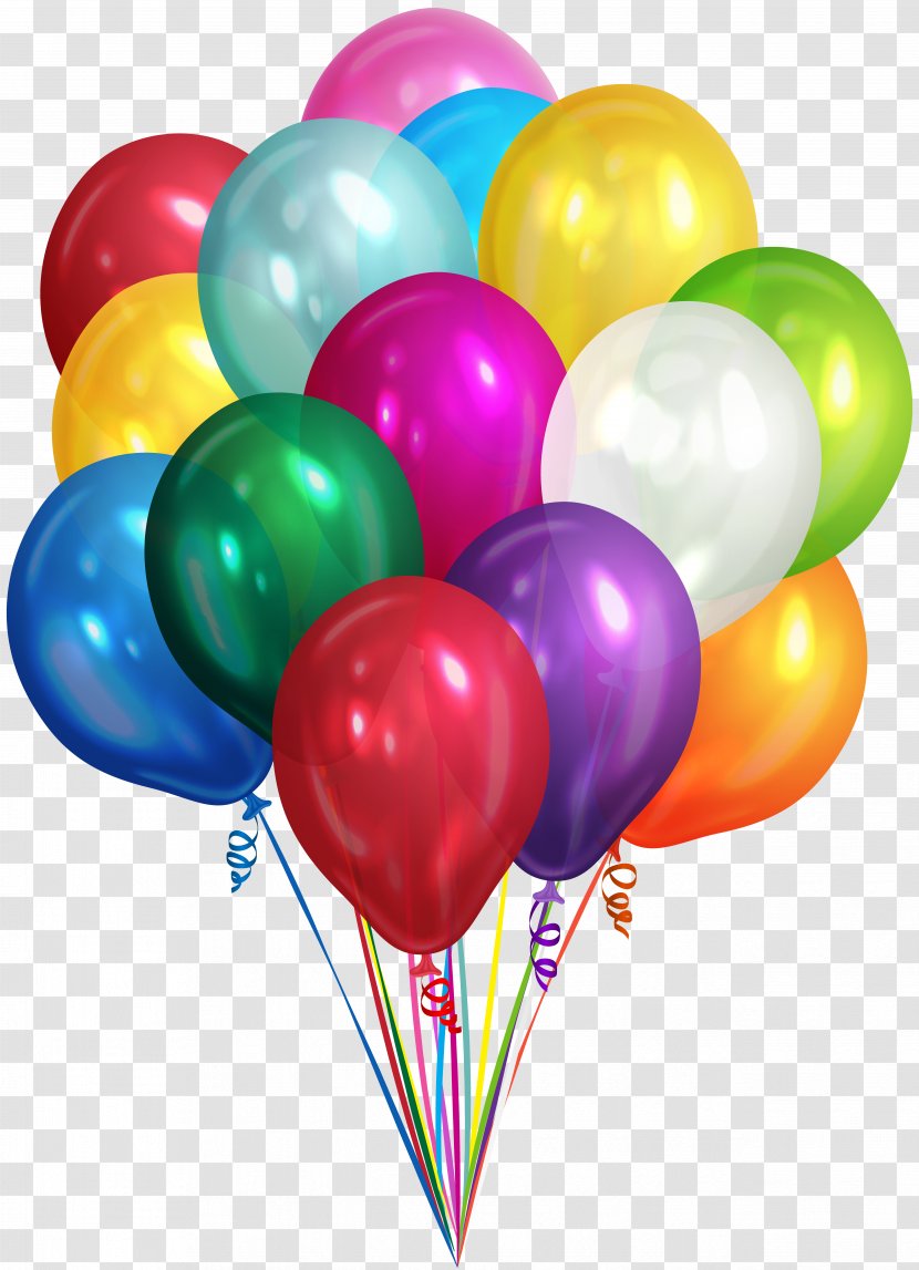 Balloon Clip Art - Cluster Ballooning - Bunch Of Balloons Transparent Image Transparent PNG