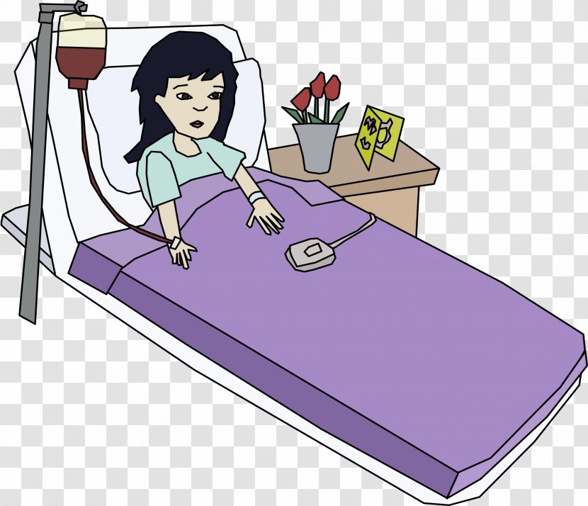 Hospital Bed Desktop Wallpaper Clip Art - Purple Transparent PNG