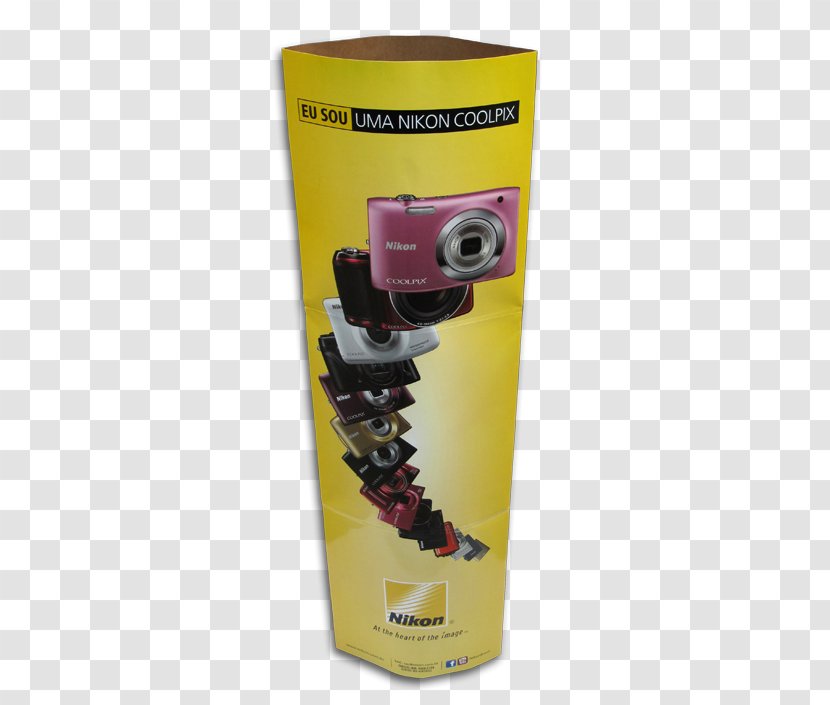 Totem Paper Cardboard Wobbler Point Of Sale Display - Yellow Transparent PNG