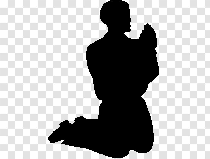 Silhouette Sitting Kneeling Transparent PNG
