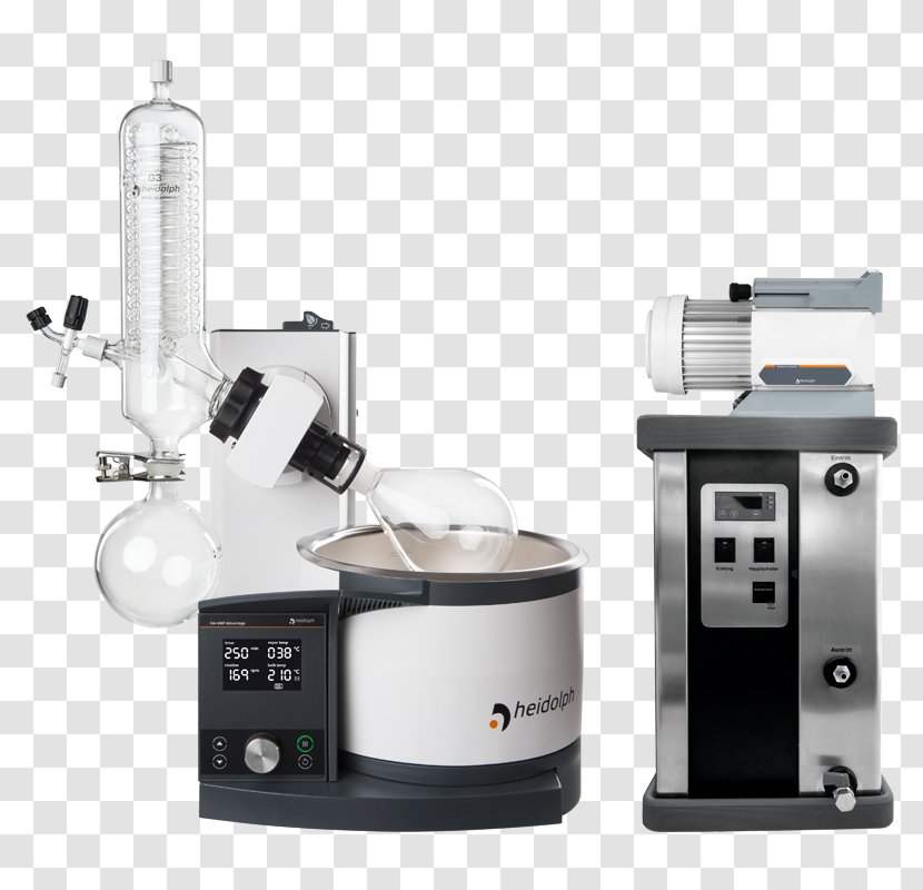 Heidolph Rotary Evaporator Laboratory Distillation - Solvent In Chemical Reactions Transparent PNG