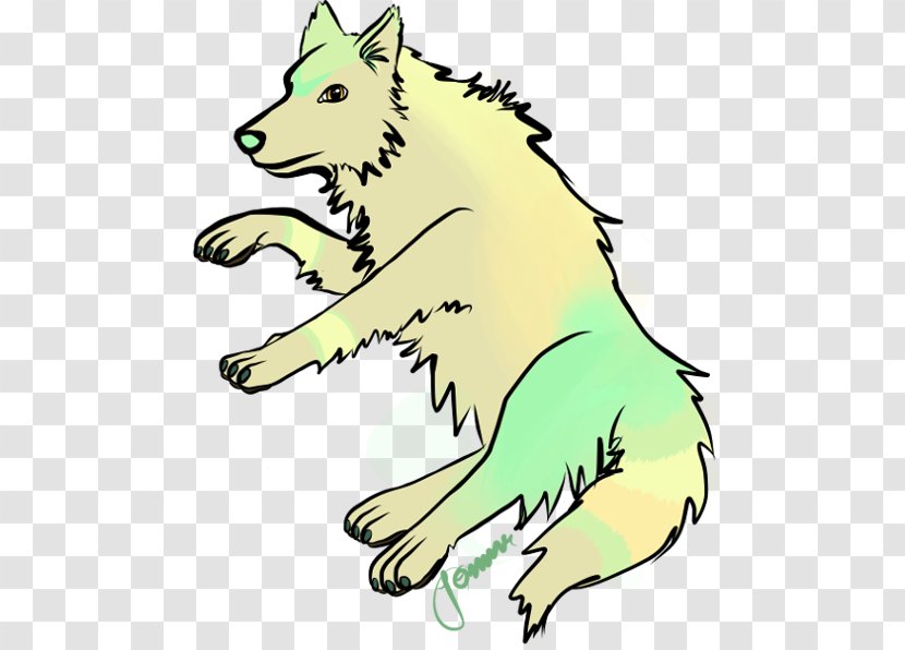 Red Fox Clip Art Cartoon Line Fauna - Lazy Dog Transparent PNG