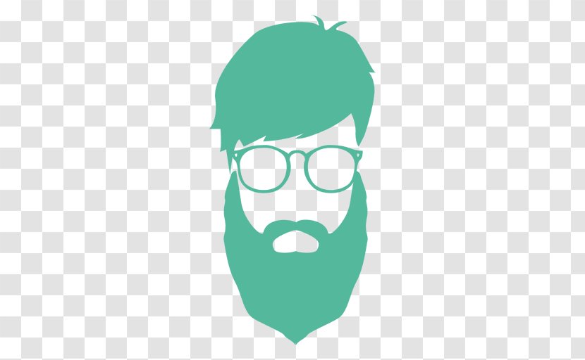 Beard Moustache - Green - Man Transparent PNG