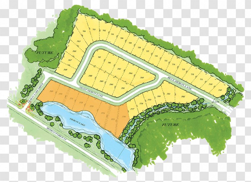 Site Plan House Land Lot Bathtub - Greenbelt Transparent PNG