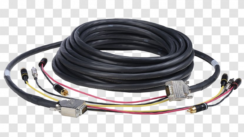 Network Cables Coaxial Cable RCA Connector Plenum Speaker Wire - Vga - Television Transparent PNG