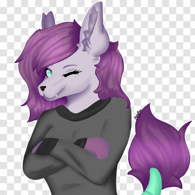 Horse Pony Legendary Creature Violet Mammal - Cartoon - Lilac Transparent PNG