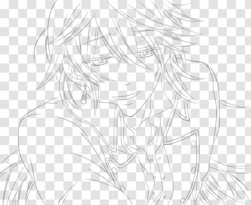 Nose Line Art Drawing Human Hair Color Sketch - Frame Transparent PNG