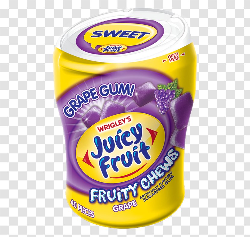 Chewing Gum Juicy Fruit Starburst 0 Wrigley Company - Sugar Transparent PNG
