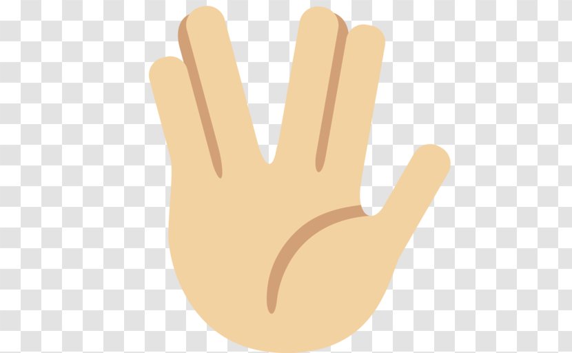 Vulcan Salute Thumb Meaning Definition Finger - Dictionary - Emoji Transparent PNG