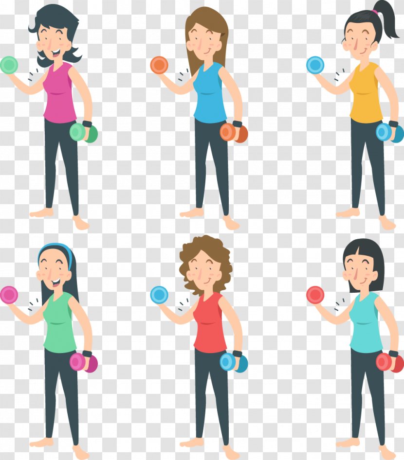 Euclidean Vector Illustration - Frame - Girls Lose Weight Transparent PNG