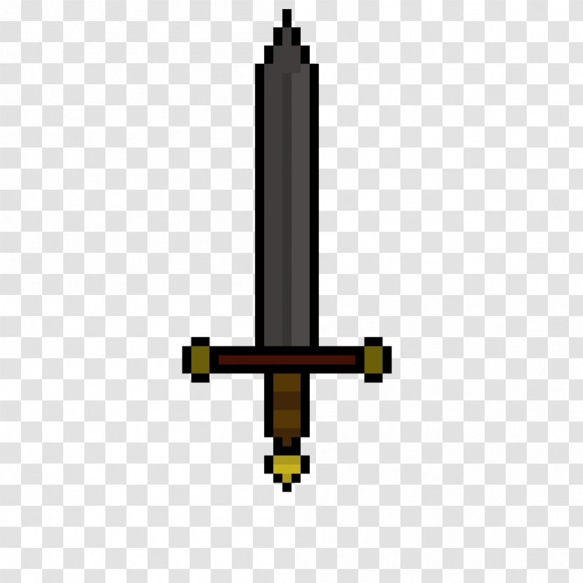 Sword Weapon Pixel Art Pixelation - Pike Transparent PNG