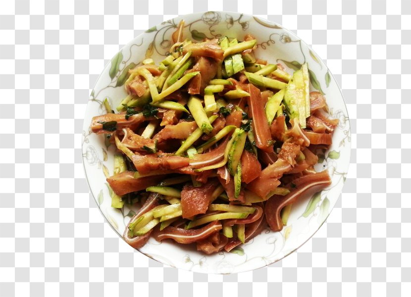 Twice Cooked Pork Pigs Ear Domestic Pig Thai Cuisine American Chinese - Vegetarian - Family Version Of Fried Transparent PNG