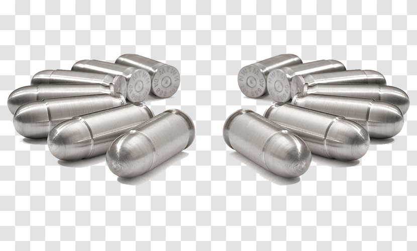 Silver Bullet Cartridge - Magazine - Military Bullets Transparent PNG