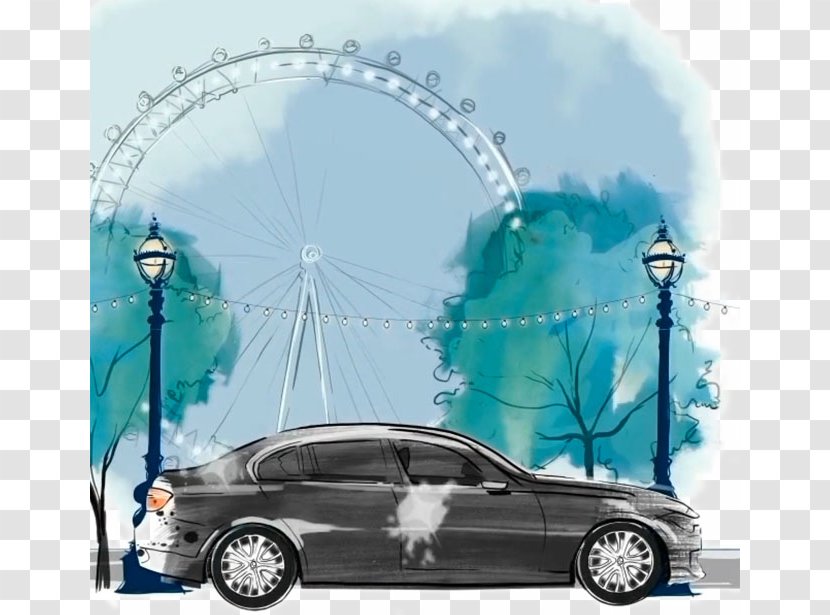 United Kingdom Car Wheel - Ferris - Illustration Transparent PNG